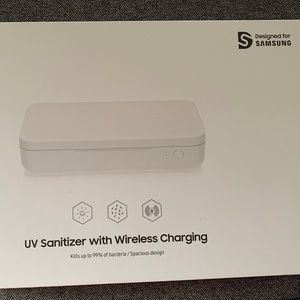 Unopened UV Sanitizer and Wireless Charger from Samsung